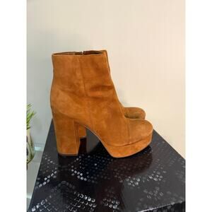 ✨ Sam Edelman Azra Brown Suede Ankle Boots – Size 7.5 ✨